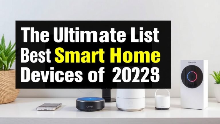 The Ultimate List of Best Smart Home Devices of 2026 for a Connected Life