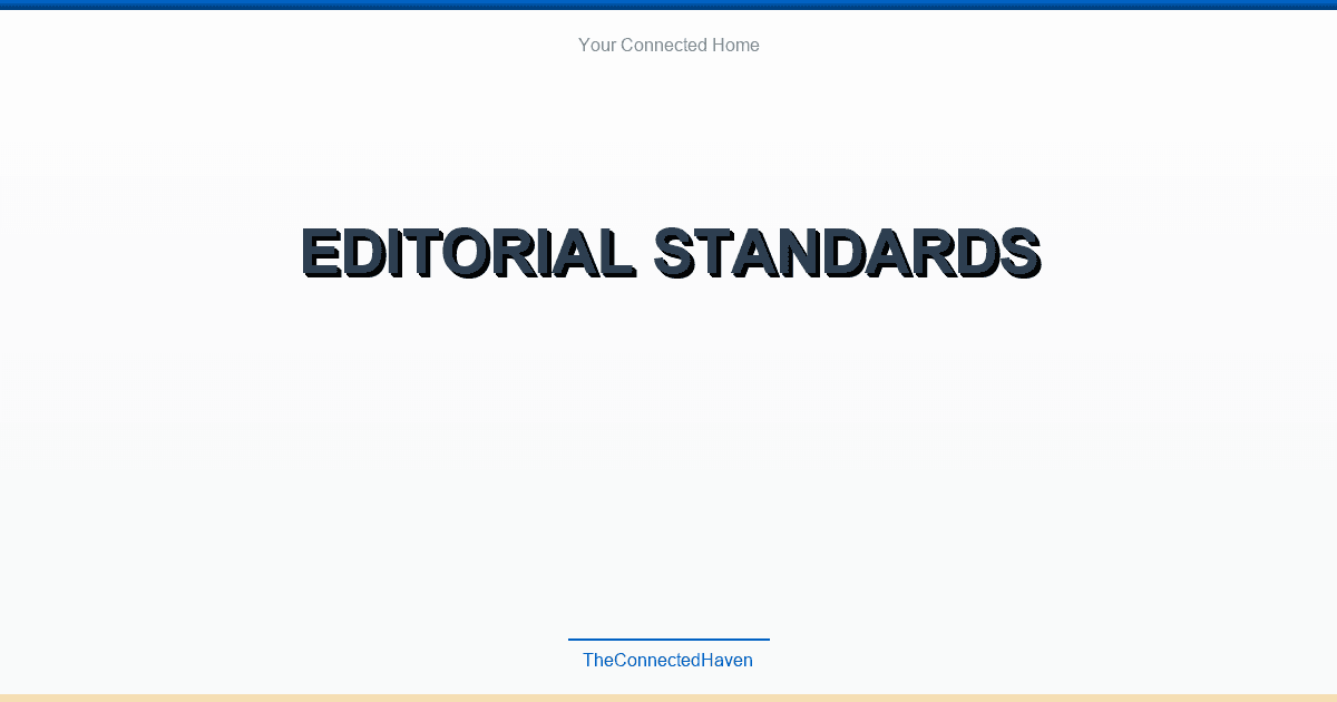 Editorial Standards