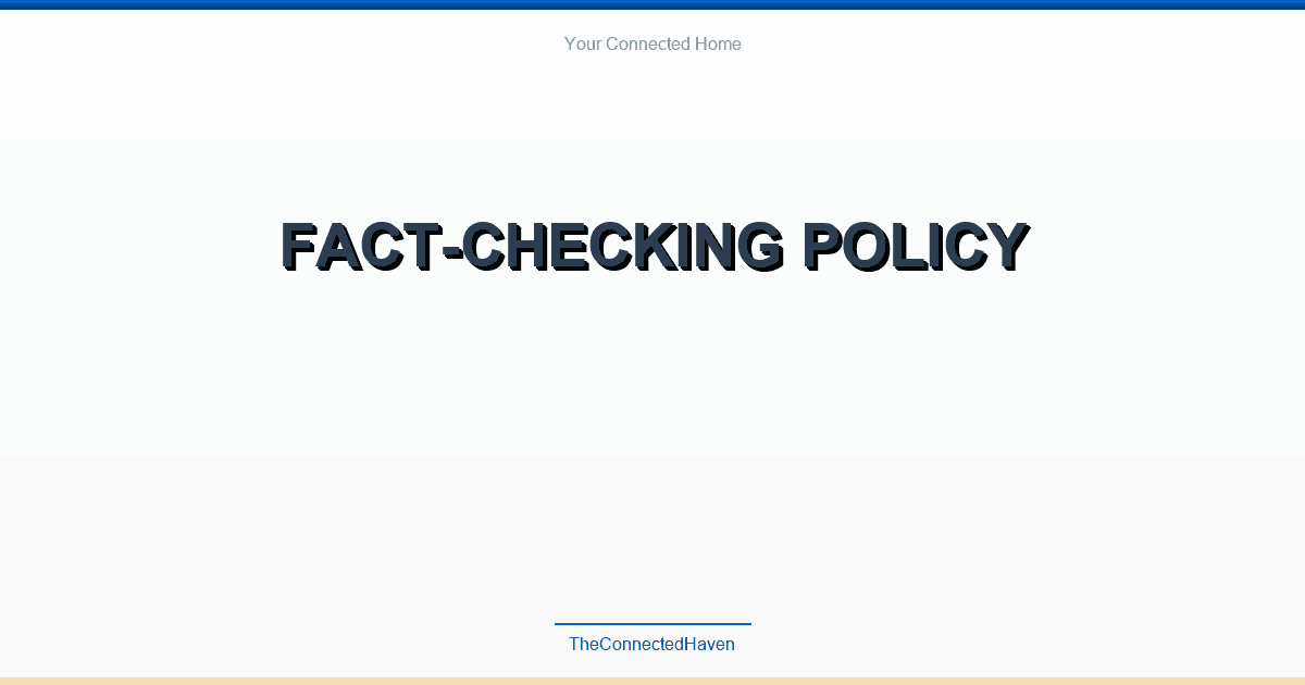 Fact-Checking Policy